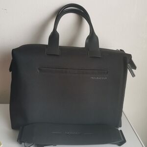 TROUBADOUR Black  Bag, Like New